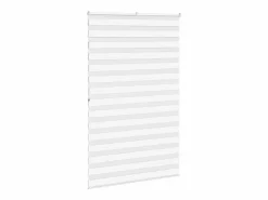 Clicnbuy Estor cebra 140x200 cm tejido ancho 135,9 cm poliéster Blanco Best