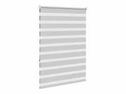 Clicnbuy Estor cebra claro 110x150cm tejido ancho 105,9cm poliéster Gris Hot