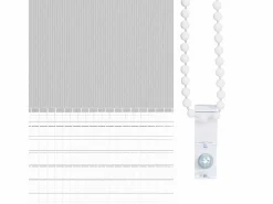 Clicnbuy Estor cebra claro 110x150cm tejido ancho 105,9cm poliéster Gris Hot
