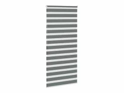 Clicnbuy Persianas De Interior|Estor cebra oscuro tejido ancho 100,9 cm poliéster