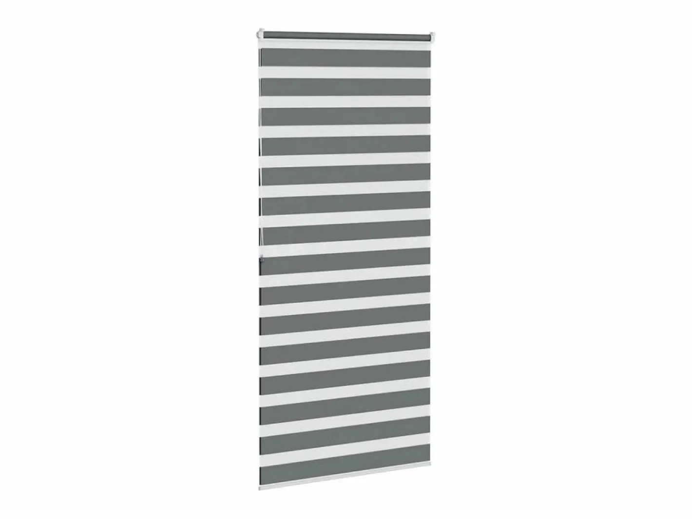 Clicnbuy Persianas De Interior|Estor cebra oscuro tejido ancho 100,9 cm poliéster