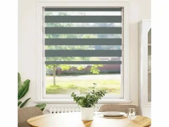 Estor cebra oscuro 95x150cm tejido ancho 90,9 cm poliéster^Clicnbuy Hot