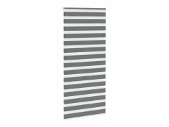 Clicnbuy Estor cebra oscuro 95x230cm tejido ancho 90,9 cm poliéster Gris