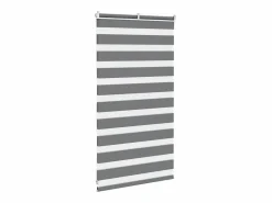 Clicnbuy Persianas De Interior|Estor cebra oscuro 75x100cm tejido ancho 70,9 cm poliéster