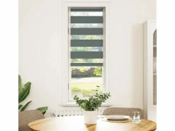 Estor cebra oscuro 45x150cm tejido ancho 40,9 cm poliéster^Clicnbuy New