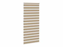 Estor cebra marrón arena tejido ancho 110,9 cm poliéster^Clicnbuy Discount