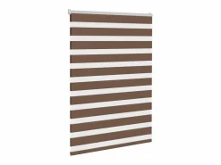 Estor cebra marrón 105x100 cm tejido ancho 100,9 cm poliéster^Clicnbuy Best