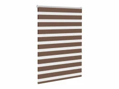 Estor cebra marrón 110x150 cm tejido ancho 105,9 cm poliéster^Clicnbuy New