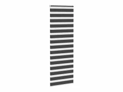 Clicnbuy Estor cebra 85x200 cm tejido ancho 80,9 cm poliéster Negro Online