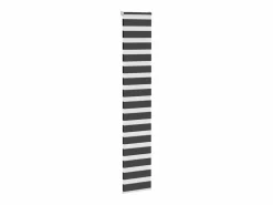 Clicnbuy Estor cebra 45x230 cm tejido ancho 40,9 cm poliéster Negro New