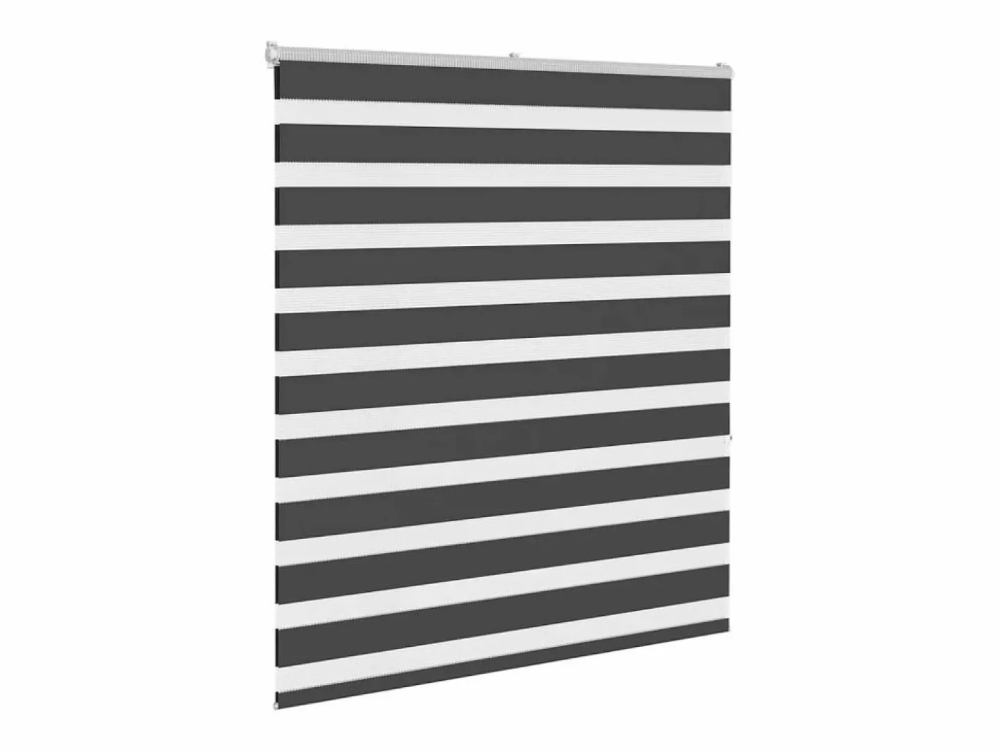 Clicnbuy Persianas De Interior|Estor cebra 125x150 cm tejido ancho 120,9 cm poliéster
