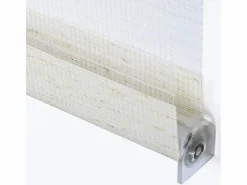 Helloshop26 Estor doble enrollable de instalación rápida sin necesidad de taladrar aislante térmico día y noche 45x150cm haya 19_0000857 Beige Best