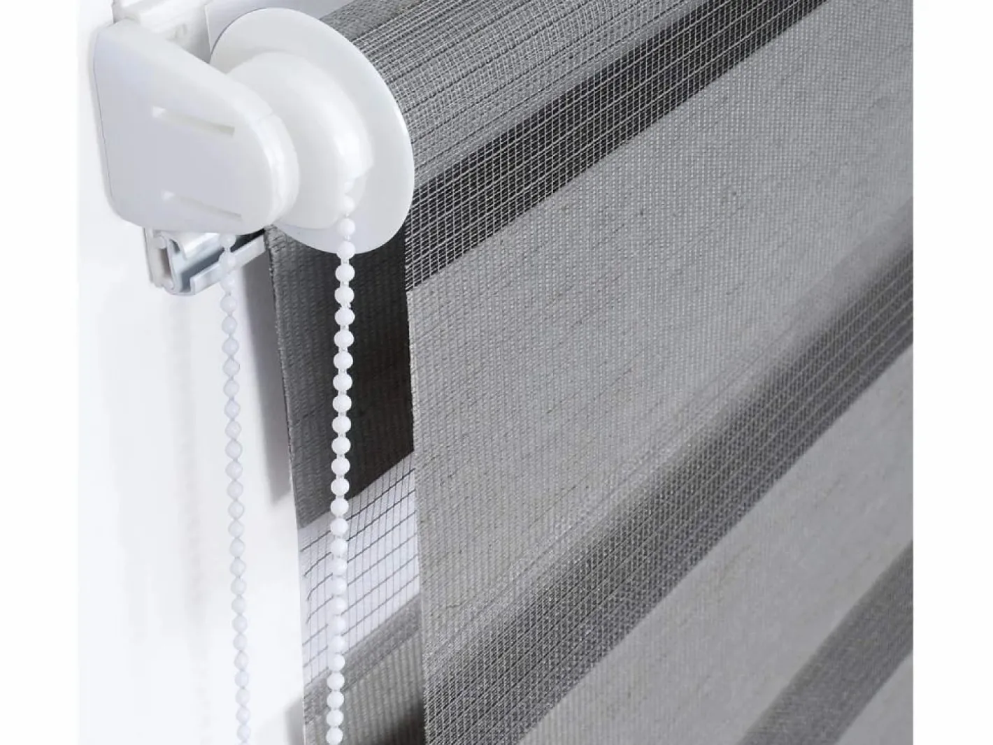 Helloshop26 Estor Y Toldo|Estor enrollable de rayas de cebra día y noche para ventanas translúcidas o opacas efecto madera 70 x 150 cm gris 19_0000812