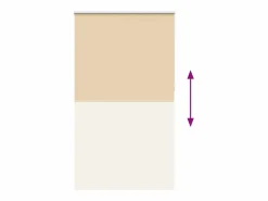 Clicnbuy Estor Enrollable Opaco 135x230 cm Tela Ancho 131,6 cm Beige New