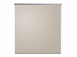 Estor enrollable opaco beige 160 x 230 cm cortina para ventana persiana de privacidad 4102071^Helloshop26 Outlet
