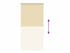 Clicnbuy Estor Enrollable Opaco 70x130 cm Tela Ancho 65,7 cm Beige Discount