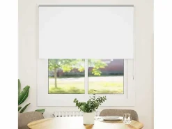 Clicnbuy Estor Enrollable Opaco 140x150 cm Tela Ancho 136,6 cm Blanco Sale