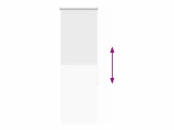 Clicnbuy Persianas De Interior|Estor Enrollable Opaco 40x150 cm Tela Ancho 35,7 cm