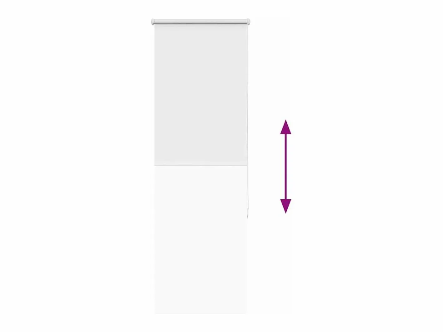 Clicnbuy Persianas De Interior|Estor Enrollable Opaco 40x150 cm Tela Ancho 35,7 cm