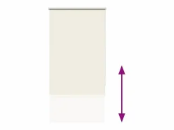 Clicnbuy Estor Enrollable Opaco Roto 70x230cm Tela Ancho 65,7cm Blanco Best