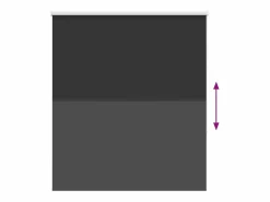 Clicnbuy Persianas De Interior|Estor Enrollable Opaco 135x175 cm Tela Ancho 131,6 cm