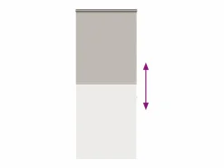 Estor enrollable para ducha casete tela 110x240 cm ancho 106 cm^Clicnbuy Discount