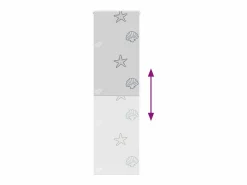 Clicnbuy Estor enrollable para ducha tela 60x240 cm ancho 56 cm Gris Clearance