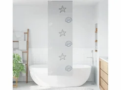 Clicnbuy Estor enrollable para ducha tela 70x240 cm ancho 66 cm Gris Sale