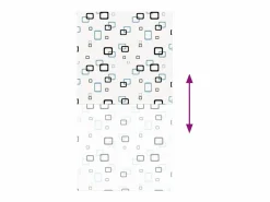 Clicnbuy Estor enrollable para ducha 140x240 cm tela ancho 136 cm Blanco Discount