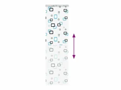 Clicnbuy Persianas De Interior|Estor enrollable para ducha con casete 60x240cm tela ancho 56cm