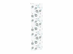 Clicnbuy Estor enrollable para ducha tela 80x240 cm ancho 76 cm Blanco Hot