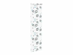 Clicnbuy Estor enrollable para ducha tela 80x240 cm ancho 76 cm Blanco Hot