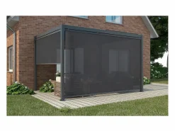 Habitat et jardin Estor enrollable para pérgola - 277 x 204 cm - Antracita Gris antracita Clearance