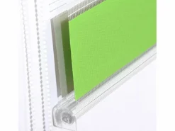 Helloshop26 Estor enrollable Zebra día y noche doble capa 45x150 cm verde gris 19_0000858 Blanco