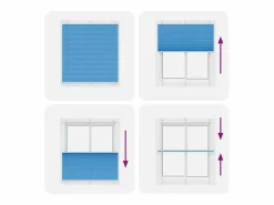 Clicnbuy Persianas De Interior|Estor Plisado 120x150 cm Tela Ancho 119,4 cm Poliéster
