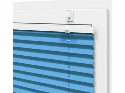 Clicnbuy Estor Plisado 75x200 cm Tela Ancho 74,4 cm Poliéster Azul Clearance
