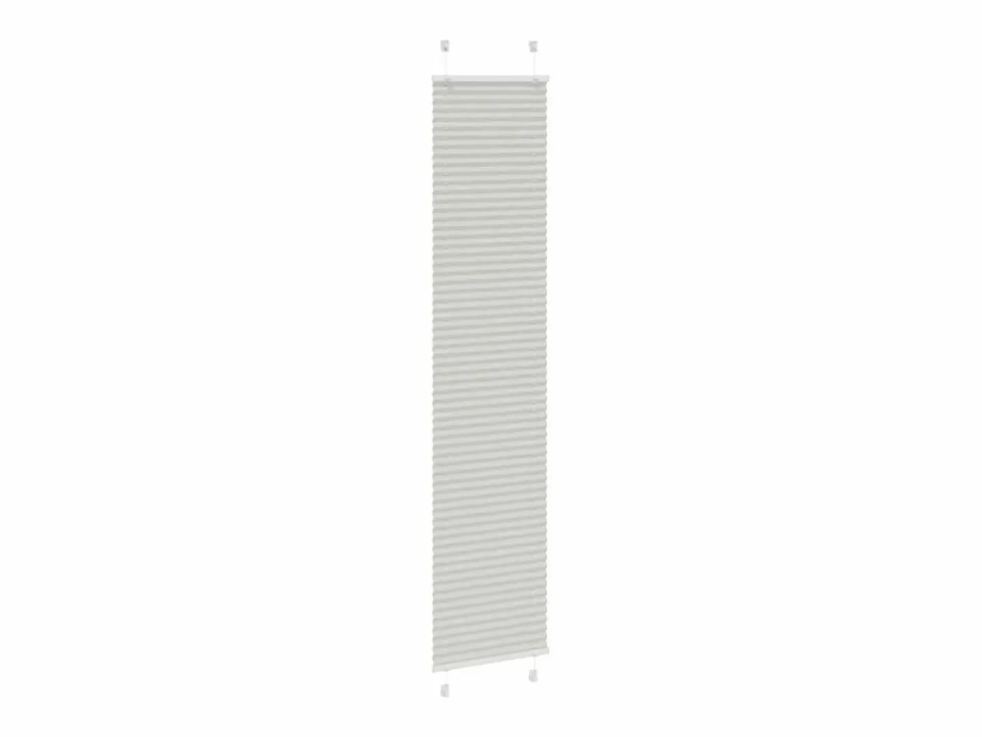 Estor Plisado claro 50x200 cm Tela Ancho 49,4 cm Poliéster^Clicnbuy Outlet