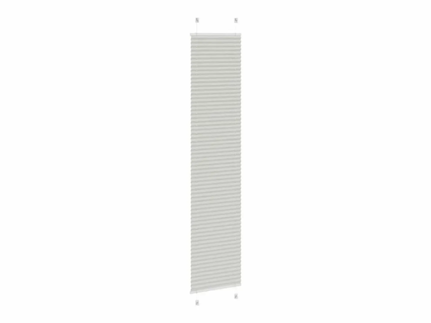 Estor Plisado claro 50x200 cm Tela Ancho 49,4 cm Poliéster^Clicnbuy Outlet