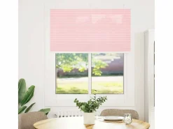 Clicnbuy Estor Plisado 110x150 cm Tela Ancho 109,4 cm Poliéster Rosa Discount