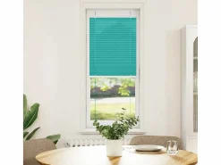 Clicnbuy Persianas De Interior|Estor Plisado petróleo 45x100 cm Tela Ancho 44,4 cm