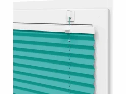 Clicnbuy Persianas De Interior|Estor Plisado petróleo 45x100 cm Tela Ancho 44,4 cm