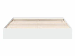 Estructura cama con cajones madera ingeniería blanca 200x200 cm^vidaxl