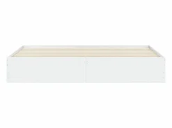 Estructura cama con cajones madera ingeniería blanca 200x200 cm^vidaxl Best