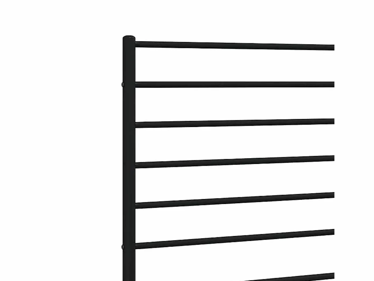 vidaxl Somier - 140X190Cm|Estructura cama sin colchón con cabecero metal 140x190 cm
