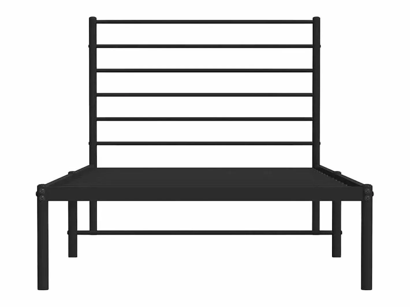 Estructura cama sin colchón con cabecero metal 90x190 cm^vidaxl Clearance