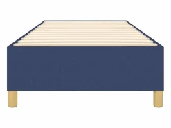 Clicnbuy Estructura de cama box spring tela azul 90x190 cm New