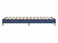 Clicnbuy Estructura de cama box spring tela azul 90x200 cm Best