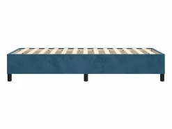 Clicnbuy Estructura de cama box spring terciopelo azul oscuro 80x200 cm Best