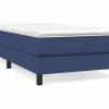 Estructura de cama box spring tela azul 90x190 cm^Clicnbuy Clearance