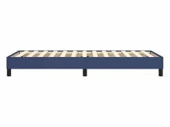 Estructura de cama box spring tela azul 90x190 cm^Clicnbuy Clearance
